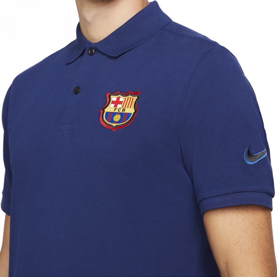 Tricou Nike Fc Barcelona Polo Nsw Crest Pentru Barbati Produse Sport