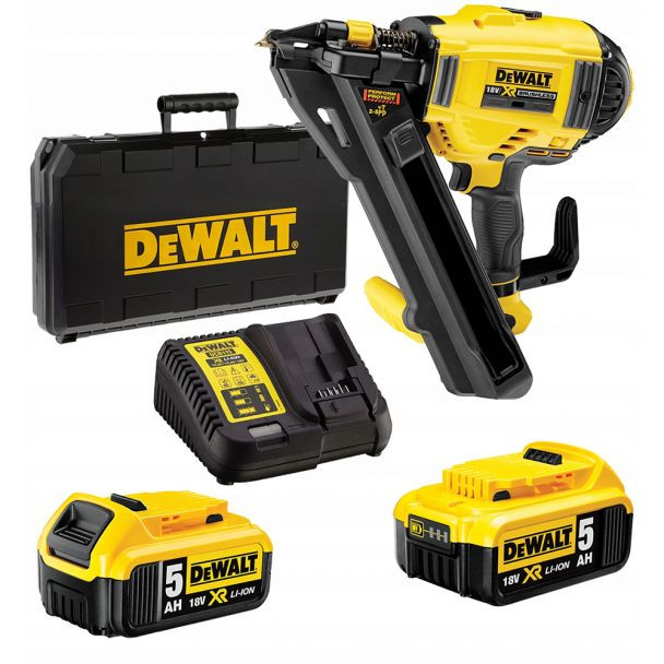 Ciocan De Batut Cuie In Metal Dewalt DCN693P2 Cu 2 Acumulatori LI Ion