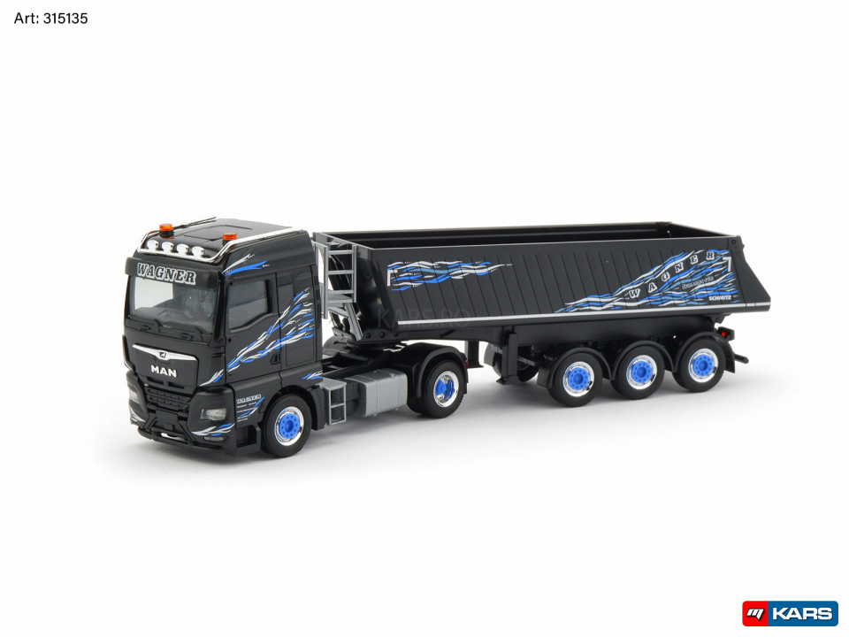 HERPA 1 87 MAN TGX GM Dumper Semitrailer Wagner Mitteleschenbach