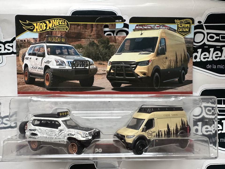 1 64 Hot Wheels Premium 2 Pack Set 05 Toyota Land Cruiser Prado And