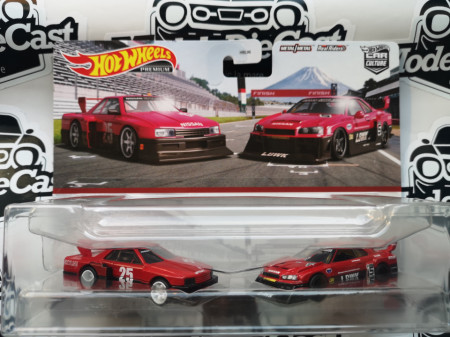 Hot Wheels Premium Pack Set Nissan Skyline Sihouette Lb Er