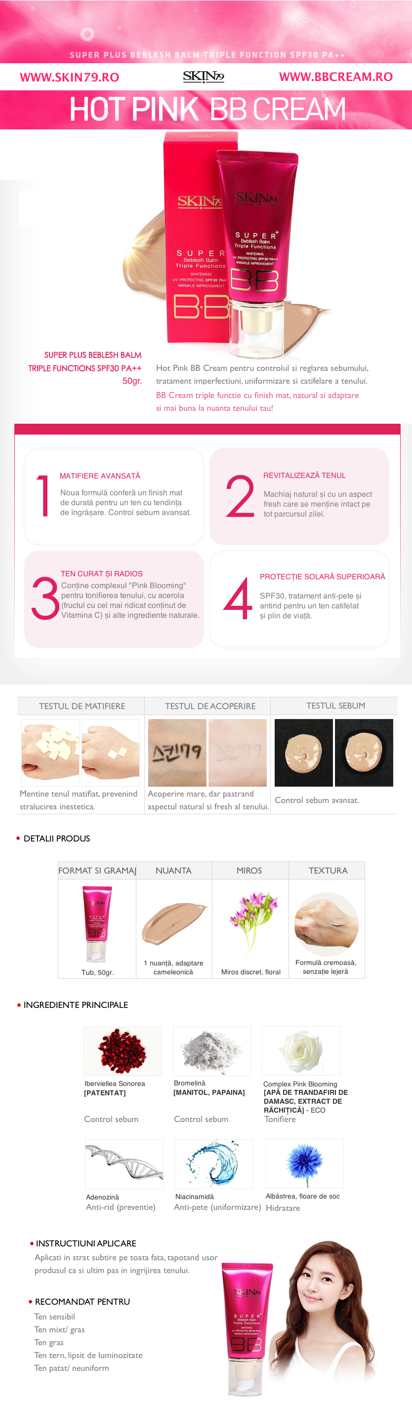 Hot Pink BB Cream describer