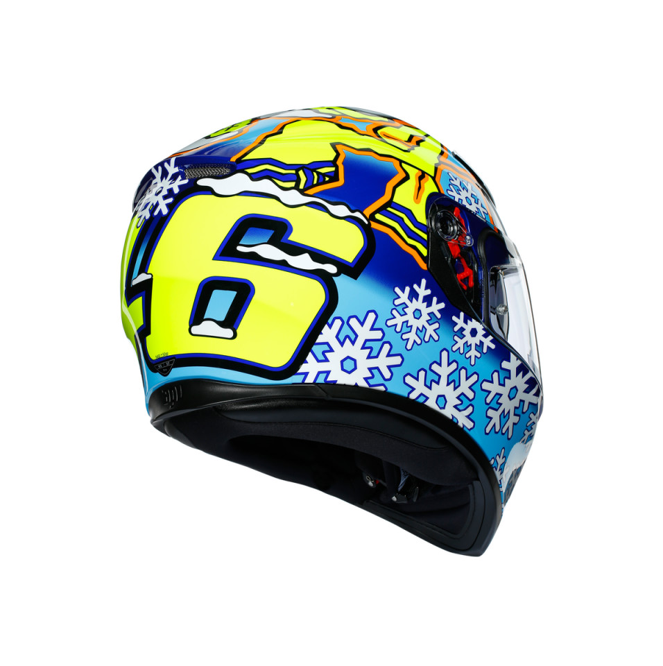 CASCĂ AGV K3 SV E2205 TOP ROSSI WINTER TEST 2016