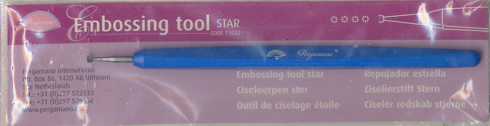 Pergamano Embossing Tool Star 11022