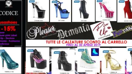 News Calzature exotic dance, sandali, stivali o Punk Demonia News Calzature exotic dance, sandali, stivali o Punk Demonia