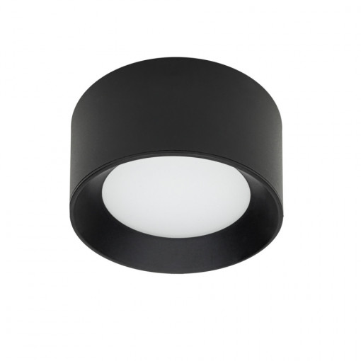 Plafoniera Moderna Neagra Rotunda Cu Led Italux Sirius D