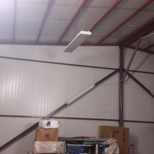 Panou radiant industrial Ecosun S+ instalat in hala industriala