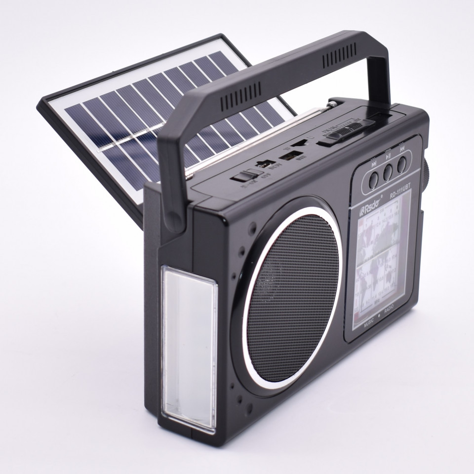 Radio Portabil Solar Acumulator Bluetooth USB TF AM FM SW1 6