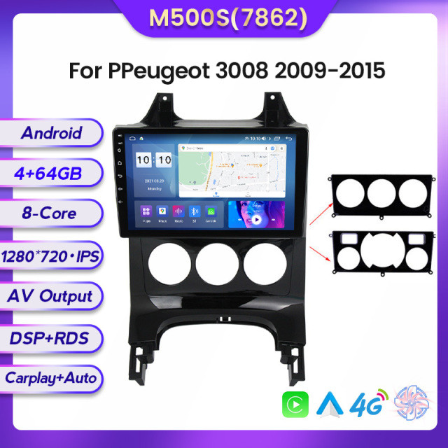 Navigatie Carpad Android Dedicata Peugeot Ecran Ips