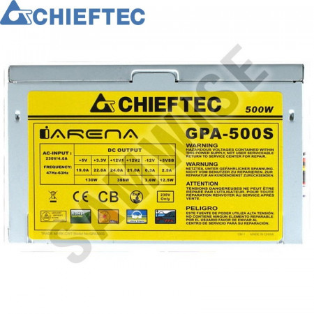 Sursa Chieftec IArena Series 500W GPA 500S 3 X SATA 2 X Molex PCI