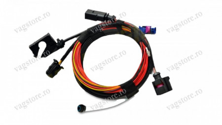 Kit complet retrofit Camera Lowline Marsarier Originala VW 5K0827469AQ ULM si cablaje pentru VW Golf 6 Passat B6 B7 CC
