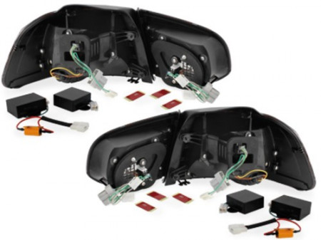 Stopuri LED VW Golf 6 VI MK6 LED R-look Rosu Inchis / Cherry Red semnalizare secventiala - Dynamic Light