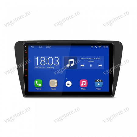 Navigatie VAG NAV 9000 PRO display 9 inch cu Android, 2GB Ram, Touchscreen, Bluetooth si WIFI pentru Skoda Octavia 3 2013 - present