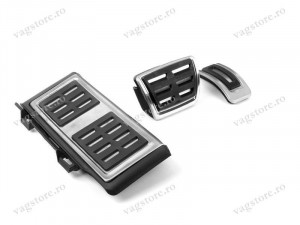 Set Pedale Aluminiu VW Golf 7 VII / Passat B8 /Octavia 5E / Leon 5F / AUDI A3 8V Pentru transmisie Automata DSG