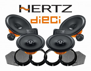 Pachet difuzoare auto Hertz Dieci dedicat Volkswagen Scirocco (2008 - 2017)