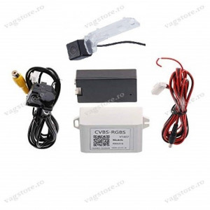 Kit retrofit camera marsarier VW Golf 5 6 Passat B6 B7 Passat CC cu unitati RCD510 RNS510