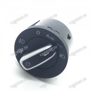 Comutator Bloc buton Lumini Insertie Aluminiu Functie Auto VW Golf Passat CC Jetta Touran