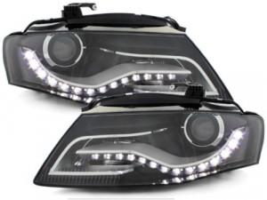 Set faruri retrofit Lupe Xenon si Led DRL AUDI A4 B8 8K