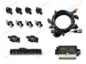Kit complet Original VW retrofit senzori parcare OPS fata spate VW TIGUAN Facelift Dupa 2015