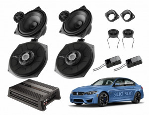 Pachet BASE difuzoare dedicate BMW Audison APBMW