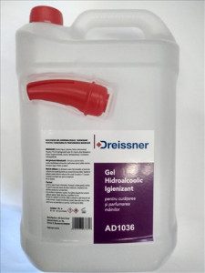 GEL IGIENIZANT HIDROALCOOLIC - ALOE VERA+VITAMINA E - 5 Litri