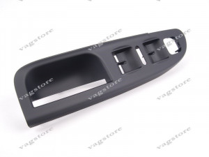 Maner superior usa portiera sofer Negru ORIGINAL VW Passat B6 4 geamuri electrice