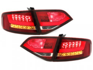 Stopuri LED Audi A4 B8 8K Sedan Rosu / Clar