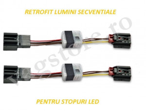Kit Module Retrofit Lumini secventiale semnalizare lampi spate pentru Audi A5 8T3
