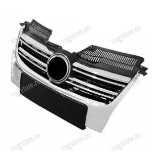 Grila Radiator Completa VW Jetta MK5 (Crom + Rama Crom)