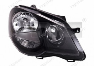 Far Polo 9N3 GTI negru Dreapta