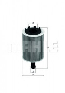 Filtru ulei - MAHLE  OX 188D
