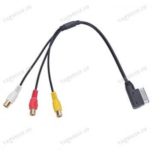 Cablu AMI RCA audio-video pentru AUDI MMI 3G / 3G+