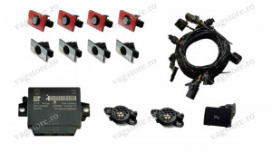 Kit complet Original VW retrofit senzori parcare OPS fata / spate crom VW AMAROK 2H0