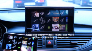 Mirrorlink miracast airplay Audi AMI MMI3G/MMI3G+