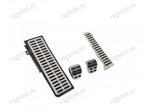 Set Pedale Aluminium Brushed VW pentru cutia de viteze manuala