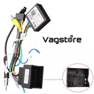 Kit cablaje montaj unitate multimedia cu conector Quadlock de 52 pini