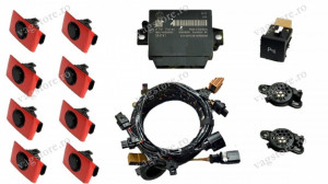 Kit complet Original VW retrofit senzori parcare OPS fata spate VW AMAROK 7E