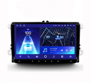 NAVIGATIE TEYES CC2 PLUS VOLKSWAGEN, SKODA SEAT, 64GB ROM, 4GB RAM LDDR3, PROCESOR OCTA-CORE 8 X 1.8GHZ, DISPLAY QLED 9" , WAZE, WIFI, 4G SIM, 3 X USB, BLUETOOTH 5.1, DSP