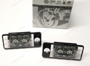 Set lumini numar inmatriculare LED Audi A3 / A4 / A5 / A6 / Q7