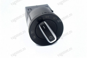 Comutator Bloc buton Lumini Aluminiu cu Proiectoare VW Golf 4 Polo 9N