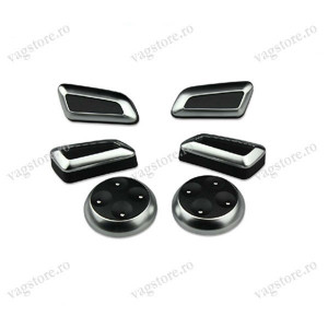 Butoane reglaj scaune electrice VW aluminium Brushed