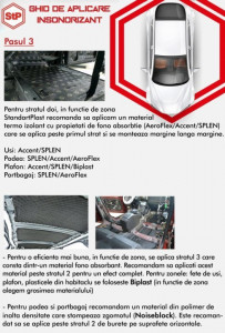 Insonorizant Premium auto STP Biplast 10, 10mm, 375x500mm - Foaie