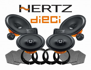 Pachet difuzoare auto Hertz Dieci dedicat Volkswagen Passat, Bora (1998 - 2005)