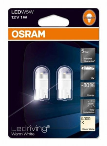Set Becuri W5W (T10) led OSRAM 4000K