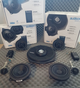 Kit complet difuzoare Audison si Amplificator Match Up7 BMW pentru BMW F30