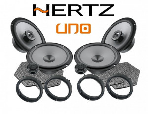 Pachet difuzoare auto Hertz Uno dedicat Volkswagen Golf VI (2008 - 2016)