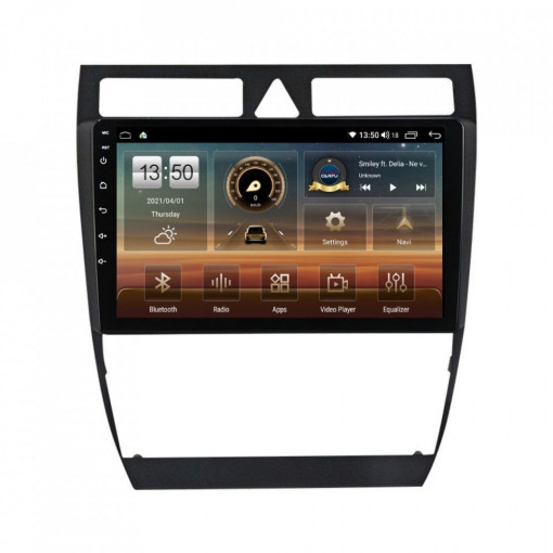 Navigatie dedicata cu Android Audi A6 (C5) 1997 - 2005, 8GB RAM, Radio GPS Dual Zone, Display HD IPS 9" Touchscreen, Internet Wi-Fi si slot SIM 4G, Bluetooth, MirrorLink, USB, Waze