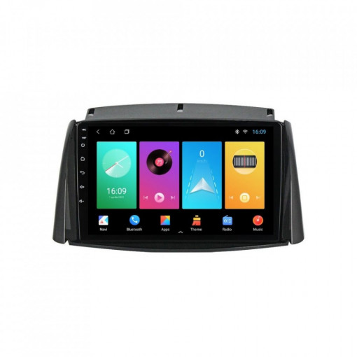 Navigatie dedicata cu Android Renault Koleos 2008 - 2016, 2GB RAM, Radio GPS Dual Zone, Display HD 9" Touchscreen, Internet Wi-Fi, Bluetooth, MirrorLink, USB, Waze