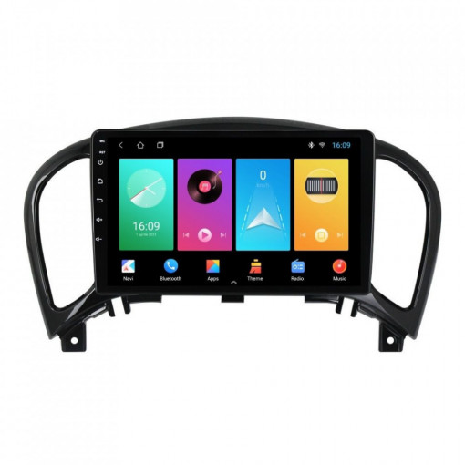 Navigatie dedicata cu Android Nissan Juke 2010 - 2019, 2GB RAM, Radio GPS Dual Zone, Display HD 9" Touchscreen, Internet Wi-Fi, Bluetooth, MirrorLink, USB, Waze