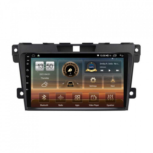 Navigatie dedicata cu Android Mazda CX-7 2006 - 2015, 4GB RAM, Radio GPS Dual Zone, Display HD IPS 9" Touchscreen, Internet Wi-Fi si slot SIM 4G, Bluetooth, MirrorLink, USB, Waze